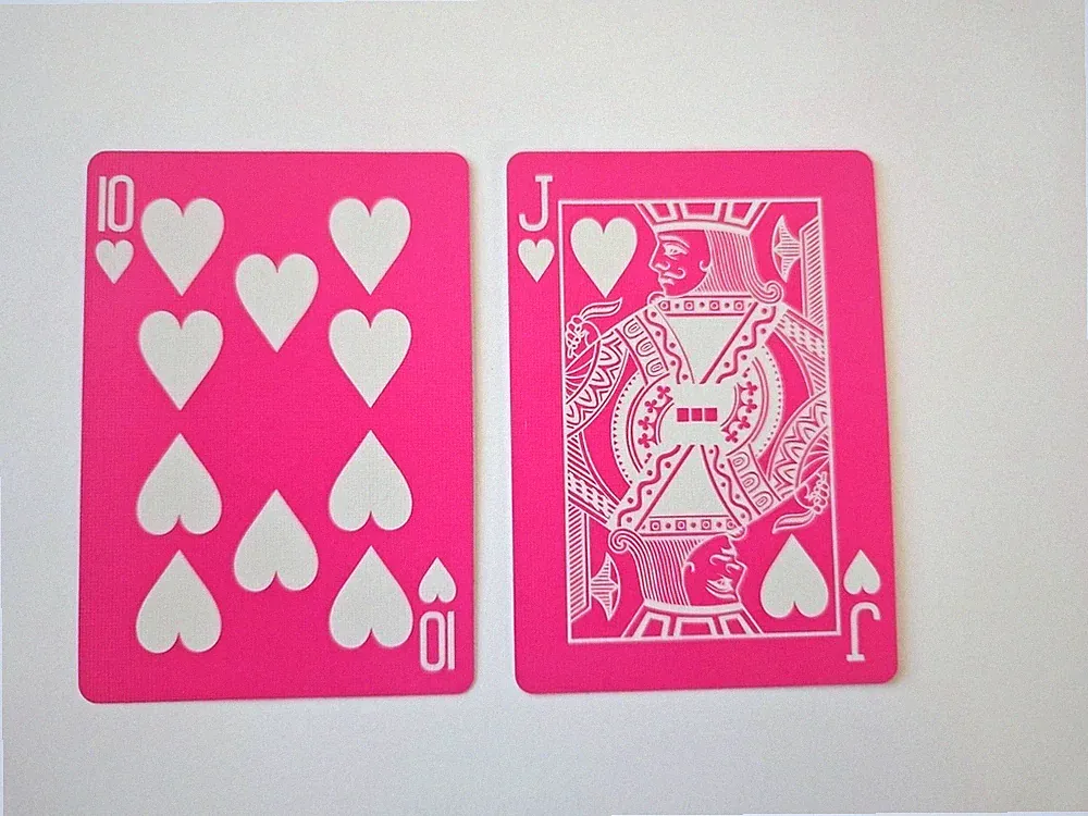 (2) Bicycle Hot Pink Playing Cards