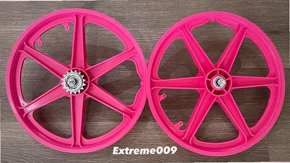 20" Bicycle PINK Mag Wheels Set 6 SPOKE FOR GT DYNO HARO any BMX BIKE