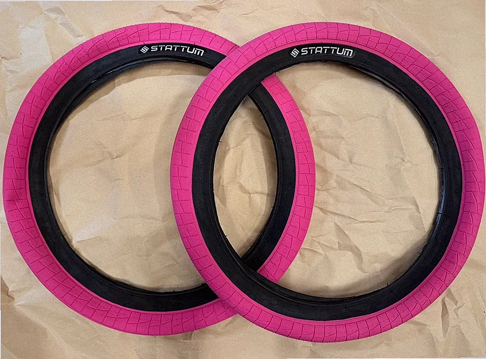 20”x 2.30” Pink/ Black Sidewall Bmx, Bicycle Tires