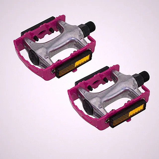 940 Alloy Pedals 9/16" Pink Bicycle Bike Road MTB Cruiser Fixie