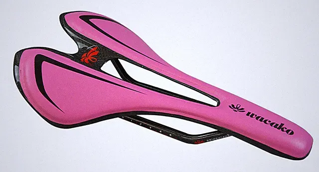 Bicycle Carbon Leather Seat MTB Road Bike Saddle Hollow Racing Cushion Seat 130g