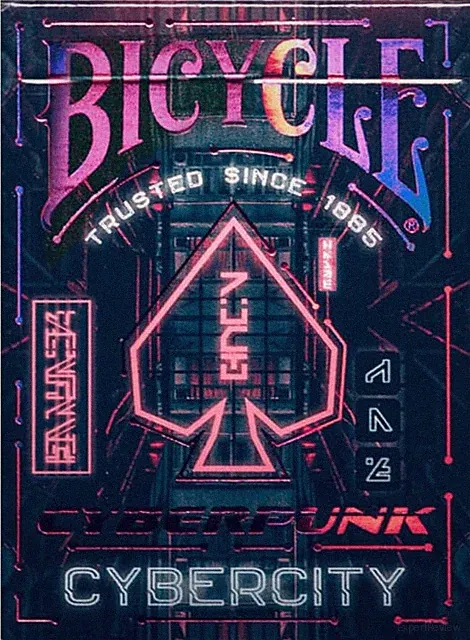 Bicycle Cyberpunk Cybercity Playing Cards