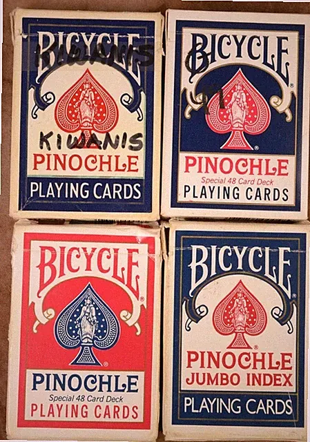 Bicycle Pinochle Playing Cards Jumbo 48 Hoyle