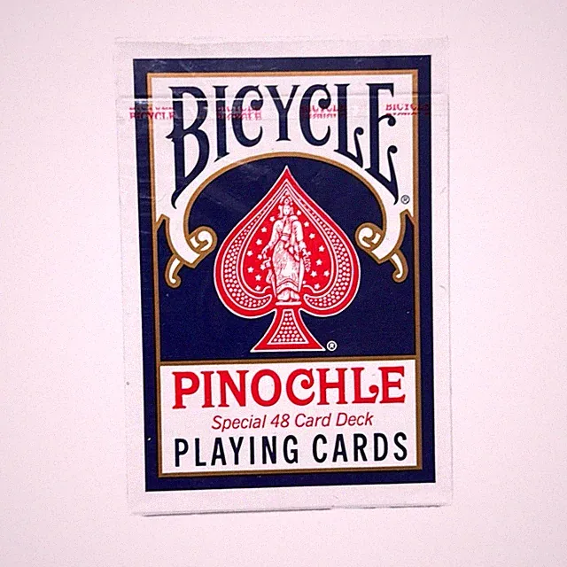 Bicycle Pinochle Special 48 Card Deck Blue/Red Sealed