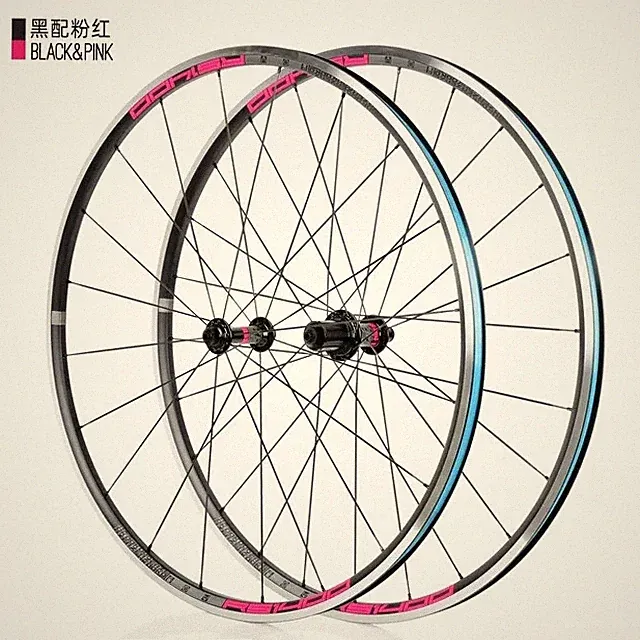 Bicycle Wheelset Super Light Road Bike Aluminum Wheels 20/24 Hole 700x23-25C