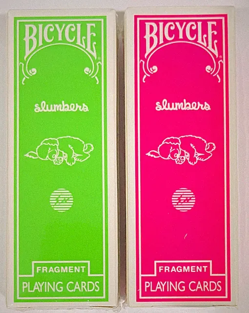 Bicycle x Fragment Slumbers Slice Playing Cards Green & Pink Deck Set NEW Sealed