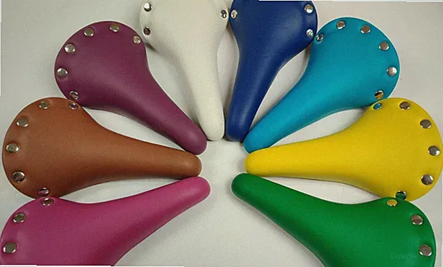 Button Fixie Touring Road MTB Vinyl Bike Saddle Bicycle Seat