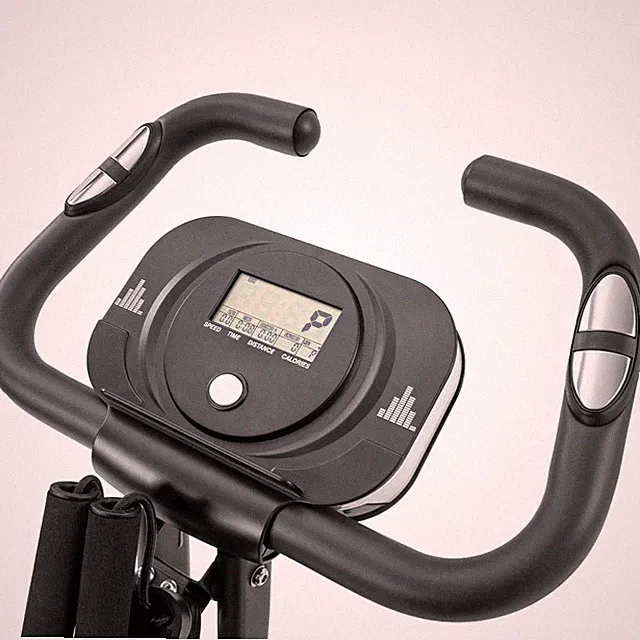 Folding Exercise Bike, Fitness Upright and Recumbent X-Bike DJYC1