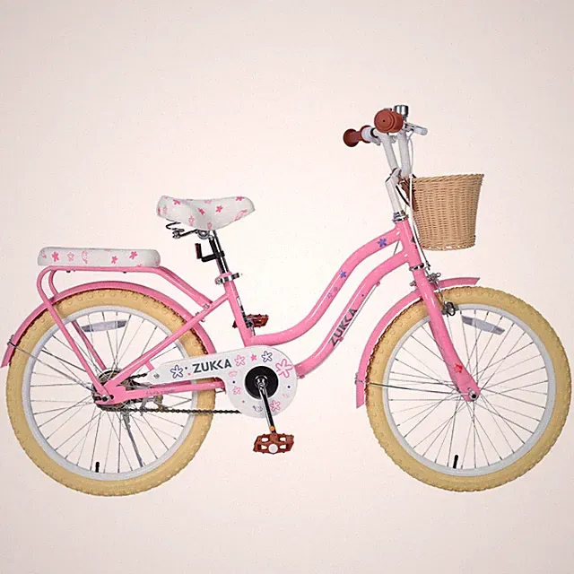 Girls Bike with Basket for 7-10 Years Old Kids 20 Inch Wheel, No Training Wheels
