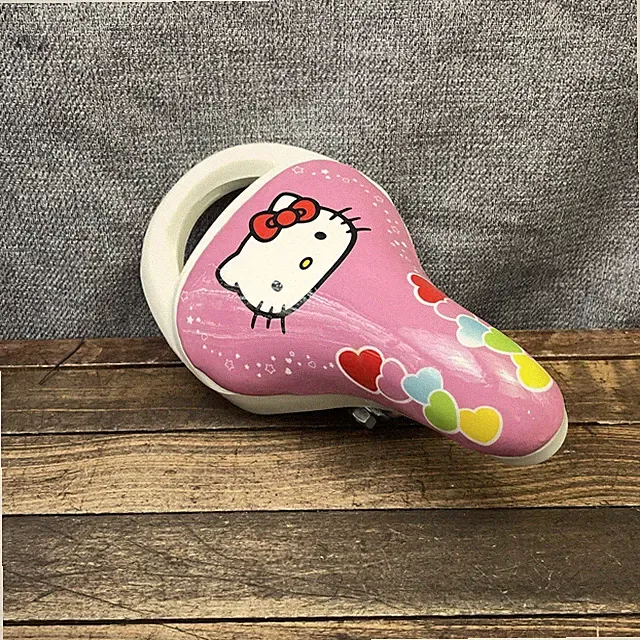 Hello Kitty Bicycle Seat NOS Pink Girls New Kids Bike Cat Saddle Handle Small