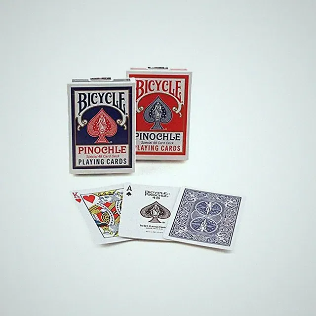 JKR1000937 Bicycle Playing Cards: Pinochle Standard Index