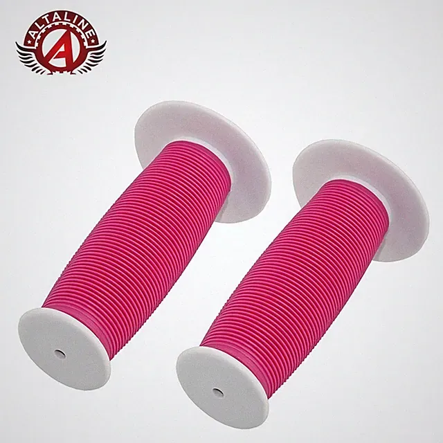 NEW! Two Tone Mushroom Bicycle Handle Bar Grips Crusier Lowrider BMX Kids Bike.
