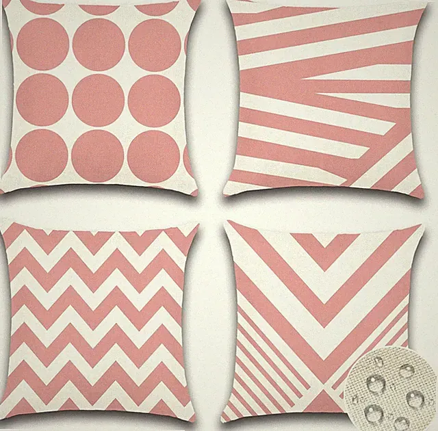 Outdoor Waterproof Throw Pillow Covers Set of 4 Decorative Outdoor Pillow Covers