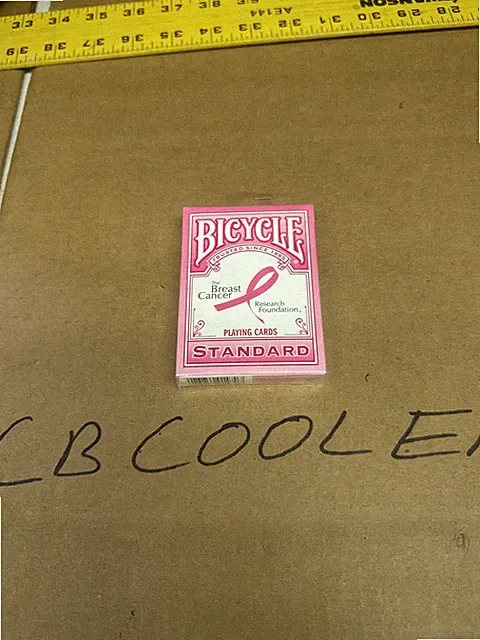 Pink Ribbon Bicycle Playing Cards Poker Size Limited Edition Breast Cancer...