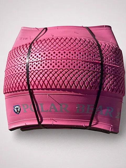 Polar Bear 20x4 Fat Tire Full Pink Foldable Honeycomb Street 2mm Puncture Guard