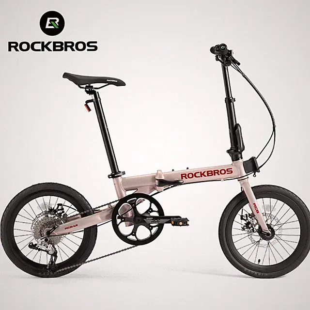 ROCKBROS ACS 16“Folding Bike 9 Speed Lightweight Aluminum Frame Disc Brake Green