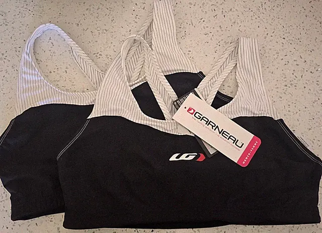 Set of 2 Women Louis Garneau Triathlon Tri Swim Bike Run Cycling Bra Top XXL