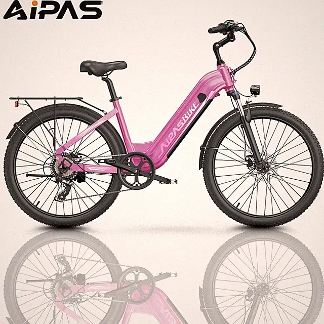 US 24" Fat Tire Electric Bike for Adults 1100W Peak 85 Miles 48V 18AH E-Bike